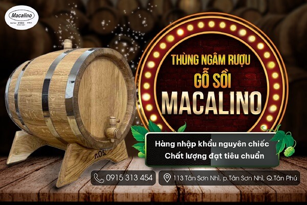 Báo giá thùng rượu gỗ sồi nhập khẩu nguyên chiếc 2023